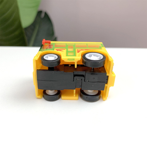 Modelo de Autobús Urbano Transparente con Logotipo Impreso, Función de Retroceso, Vehículo Pequeño de Inercia, Camión de Plástico Colorido, Mini Coche de Juguete de Fricción - Product Image 5