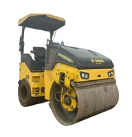 Dernier modèle Bomag d'occasion, rouleau compresseur routier compact de 5 tonnes, Bomag Bw138ac, rouleau combiné, vente chaude, compacteur vibrant d'occasion