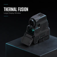 OEM ODM Lunette de vision nocturne à fusion thermique, Visée thermique numérique, Styles de réticules personnalisables, Noir, Blanc chaud