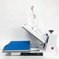 Presse à chaud semi-automatique 38x38cm, imprimante à transfert plat manuelle pour t-shirts, tapis de souris, vêtements, sublimation