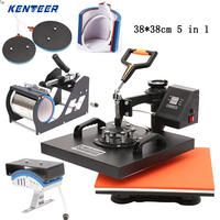 Presse à Chaud Électrique Multifonctionnelle Kenteer Nouvelle Génération pour Sublimation – Combo Chaussures, Casquettes, Stylos, Tasses, T-shirts 5-en-1