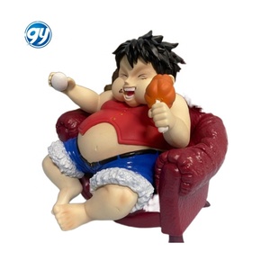 Ensemble de Statues Assises One Piece : <span class=keywords><strong>Luffy</strong></span>, Zoro, Sanji - Décoration de Bureau Personnages d'Anime, Cadeau, Artisanat en Plastique - Product Image 5