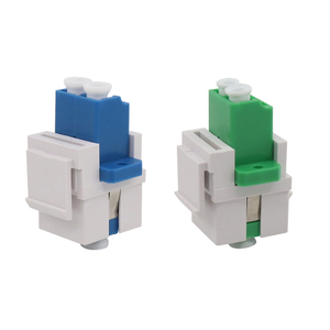 LC-LC PC Duplex đa chế độ đối xứng Loại sợi quang Adapter mà không Flan 4G & 3G tương thích 5dB TX điện ftta sử dụng Aqua màu sắc - Product Image 5