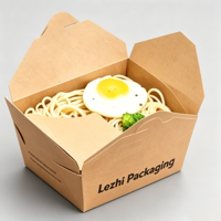 Boîtes d'emballage alimentaire personnalisées, boîte à emporter pour restaurant, boîte pliante en papier de qualité alimentaire