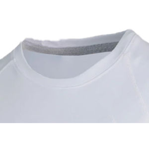 T-shirt à manches courtes col rond pour femme, style streetwear, respirant, écologique, en molleton uni 280g gris - Product Image 2