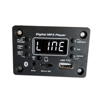 JK6883D Carte de lecteur MP3 sans fil portable avec grand écran LED et radio FM à distance IR et connectivité BT