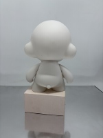 Figurine d'ours en vinyle populaire 2026 de 20 cm/28 cm, ours fluide à graffiter, jouet en vinyle noir fait main pour peinture DIY