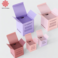 Baoren – Échantillons de pliables haut de gamme à double fente pour emballages de savon, diffuseurs d'huile, bouteilles de parfum, en papier écologique, personnalisables