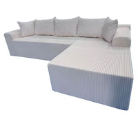 Canapé compressé 2026, rembourrage en mousse haute densité, canapé-lit, canapé modulaire, canapé pour salle de jeux, salon, chambre à coucher