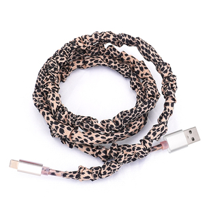 สายชาร์จหลากสีสำหรับโทรศัพท์สาย USB ผ้าทอสีซิงค์2.0 - Product Image 2