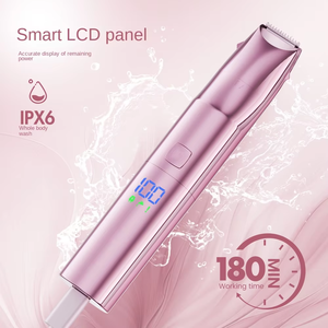 Depiladora Eléctrica 2 en 1 para Mujer, Recortadora de Bikini Inalámbrica para Vello Púbico, Rostro, Piernas y Axilas, Depilación Sin Dolor - Product Image 3