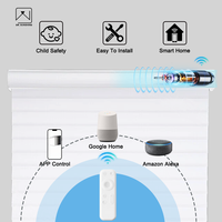 Moteur de télécommande pour stores Shangri-La, fabricant de stores motorisés intelligents pour chambre à coucher, traitement des fenêtres, tissu voile électrique, protection UV