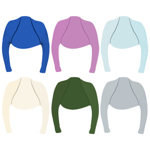 Women Plus Size Sun Protection Shawl Ice Silk UV Shield Outdoor Cycling Sleeve UPF50 Solid Color Windbreaker - Product Image 5