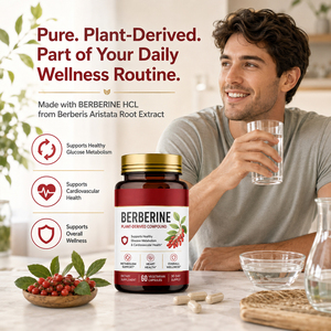 Capsules de Berbérine HCI les plus vendues OEM/ODM – Complément Herbal Riche en Chlorhydrate de Berbérine et Extrait de Poivre Noir pour l'Immunité Adulte - Product Image 3