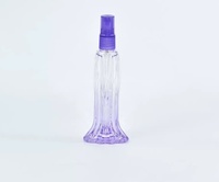 Flacon de parfum en verre à queue de poisson de 18 mm avec pompe à vis luxueuse polie, 10 ml, diffuseur rechargeable, impression d'écran, emballage
