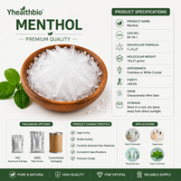 Prix de gros pour les cristaux de menthol naturel chinois / Poudre de cristaux de menthol (CAS 89-78-1)