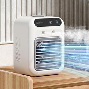 0728 Space Saving Air Cooler Mist Fan Mini Conditioner for Office Desk Bedroom Personal Daily Cool Environment - Product Image 2