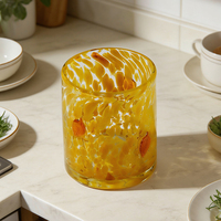 Gobelet sans pied en cristal sans plomb Ortus Home avec logo personnalisé, design moderne, grande capacité, réutilisable, portable, passe au lave-vaisselle