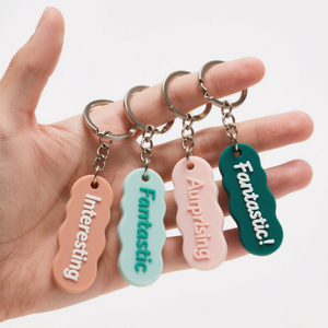China Wholesale Pvc Soft Customized Unique Anime Pvc Design Manufacturers Personalized 2D Soft Pvc Key Chain