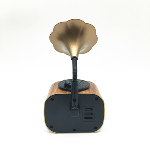 Nhà máy cổ điển loa không dây màu xanh răng Loud Stereo âm thanh có thể sạc lại Retro loa với TF FM U đĩa - Product Image 6