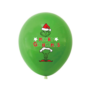 Decoración de Fiesta de Navidad del Grinch, Monstruo Navideño, Decoración con Globos de Feliz <span class=keywords><strong>Grinchmas</strong></span> - Product Image 2