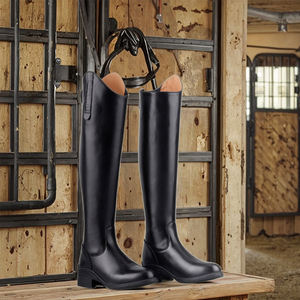 <span class=keywords><strong>Stivali</strong></span> Equestri Unisex in Pelle Bovina <span class=keywords><strong>di</strong></span> Alta Qualità, Resistenti <span class=keywords><strong>Stivali</strong></span> Sportivi da <span class=keywords><strong>Equitazione</strong></span> con Logo Personalizzato per Adulti, Prodotti per Cavalli - Product Image 5