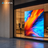 Mur d'affichage LED HD P2 pour la publicité en magasin de luxe avec cabinet fin et installation fixe HDR couleur
