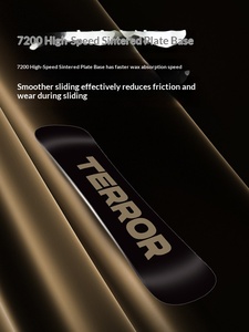 Tavola da Snowboard <span class=keywords><strong>TERROR</strong></span> Carved Gold Nuova, Allargata, a Otto Tagli, Professionale Avanzata per Adulti, Attrezzatura da Sci Figure-Eight - Product Image 4