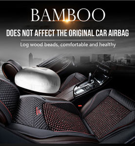 Funda de asiento con cuentas de madera para coche, cojín transpirable con ventilación trasera, 2022 - Product Image 3