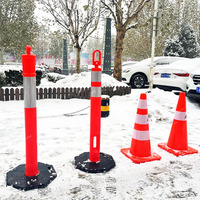 Cône de signalisation haute visibilité de 75 cm (28,5 pouces) pour travaux routiers, stationnement, construction, fournitures de sécurité routière