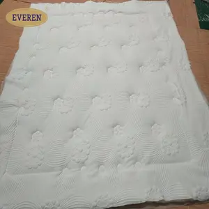 침대 매트리스 용 에버렌 원료 폴리에스터 퀼트 패브릭 패널