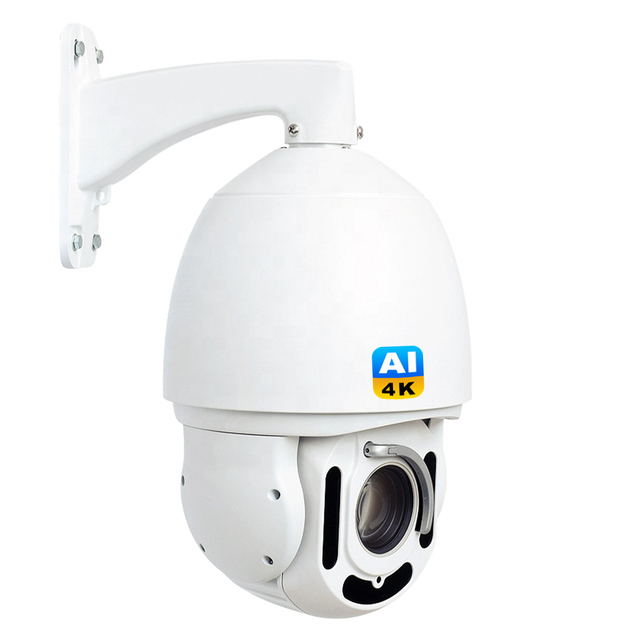 4K Security Camera System Kit 8MP POE IP 25X Auto Tracking Two-Way Audio PTZ Camera with Cloud Storage