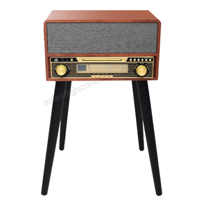 Consola Clásica de Madera para Tocadiscos HiFi con Patas, Reproductor de Vinilo, Codificación USB, Bluetooth, <span class=keywords><strong>Radio</strong></span> AM/FM, Proveedor OEM - Product Image 2
