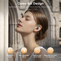 Écouteurs OWS à oreille ouverte avec logo OEM, ajustement sécurisé, sans douleur aux oreilles, étanches IP4, légers et confortables