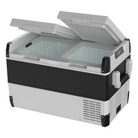 Réfrigérateur de voiture Antuncle 75 95L à double zone réfrigérateur overland offroad glacière portable compresseur réfrigérateur de voiture congélateur avec panier