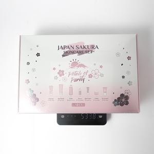 Trousse de Beauté pour Femmes avec Logo Personnalisé, Soins du Visage Éclaircissants au <span class=keywords><strong>Sakura</strong></span> Japonais 7 Pièces, Hydratant et Meilleur Kit - Product Image 4