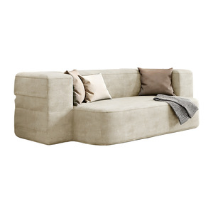 Divano in Spugna ad Alta Densità Compresso Sottovuoto, Divano Reclinabile Senza Telaio, Imballaggio Arrotolato in Scatola per Arredamento Salvaspazio - Product Image 1