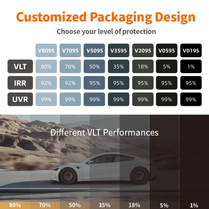 <span class=keywords><strong>Film</strong></span> pour vitres de voiture en céramique nano coloré, métallique, anti-éblouissement, <span class=keywords><strong>protection</strong></span> UV, isolation <span class=keywords><strong>thermique</strong></span> - Product Image 2