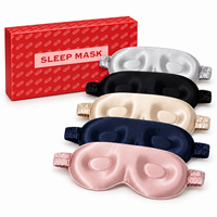 Masque de sommeil 3D en soie de mûrier en gros pour les compagnies aériennes, les hôtels, les boutiques en ligne et les distributeurs d'articles ménagers
