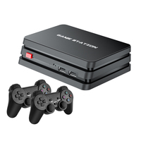 Consola de Videojuegos Retro M8 Plus con 10000 Juegos, Gamepad para PC, Android TV Box, 32G/64G, FC GB, Enchufe Estadounidense