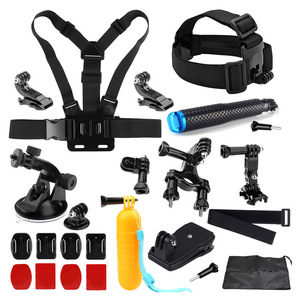 Kit d'accessoires pour caméra Go pros, hero 5 et 6, kit pour artisanat, montage avec sangle de tête pour caméra d'action, livraison directe d'usine - Product Image 3