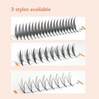 DIYDAY Trendige Comic Spire Natürliche Leichtgewichtige Umweltfreundliche 0,05mm Manga Wimpernverlängerungen PBT Material C/D Curl