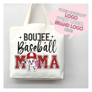 Bolso de lona de lujo para mujer, bolso de mano con estampado clásico de gran capacidad, bolso de compras reutilizable de un hombro - Product Image 5