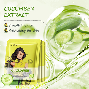 <span class=keywords><strong>Masque</strong></span> facial en tissu hydratant et respirant biologique avec acide hyaluronique, apaisant et hydratant, pour la vente en gros - Product Image 5