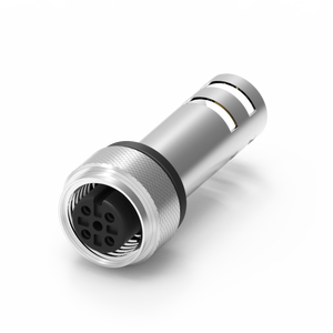 Montaje Tipo M12 A-Codificado Cable eléctrico moldeado Conector impermeable - Product Image 4