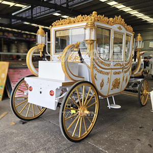 Carroza Real Compacta y Mini, Carro de Lujo que Ahorra Espacio para Pequeños Parques, Jardines de Villas y Eventos Privados - Product Image 6