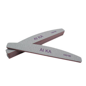 Lime à ongles en vente chaude avec grain 80-240, secrets de beauté, lime à ongles en émeri, motif droit pour ongles naturels - Product Image 2