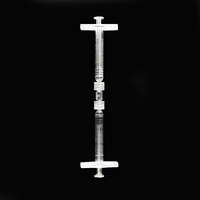 Adaptateur de raccordement seringue Luer Lock femelle-femelle en PP de qualité médicale sans BPA pour laboratoire de précision, pour transfert de produits chimiques