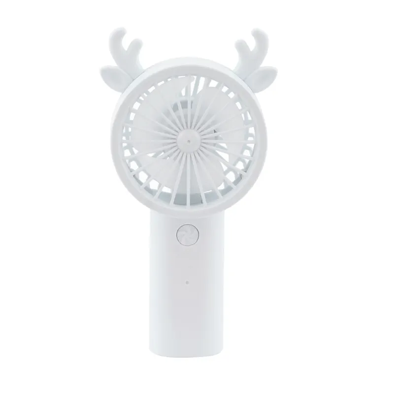 夏の冷却ポータブルミニファンかわいい漫画鹿の形をした子供用扇風機