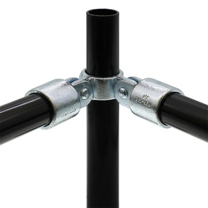 Colliers de serrage réglables en fonte galvanisée pour garde-corps de sécurité, raccords à clé 1/2"-2" certifiés ISO9001 - Product Image 2